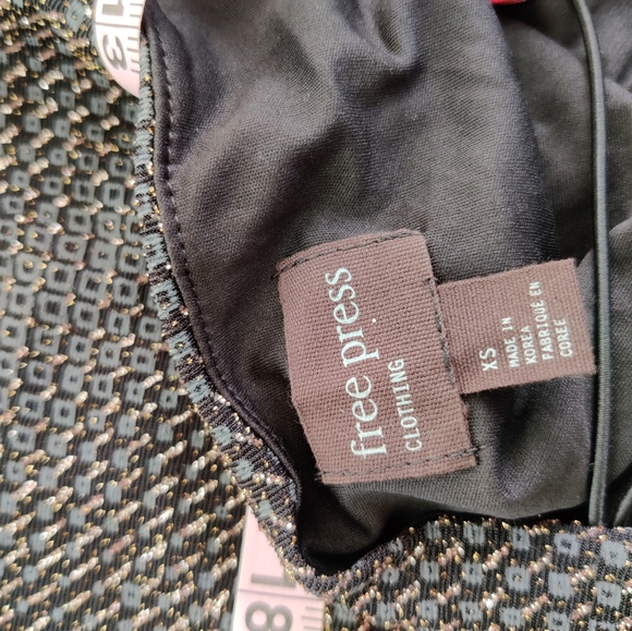 Free Press Shimmer Mini Halter Dress - Picture 2 of 15